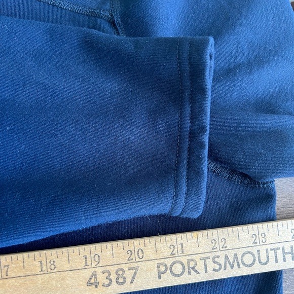 Drifire Sweater Mens Large 1/4 Zip Pullover Navy FR Flame Resistant Made In USA - Picture 8 of 11